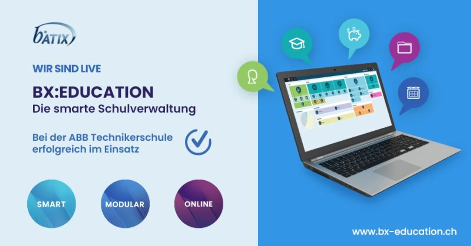 BX:EDUCATION bei der ABB Technikerschule eingeführt