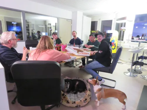 Team-Event: Pac Man eats Pizza
